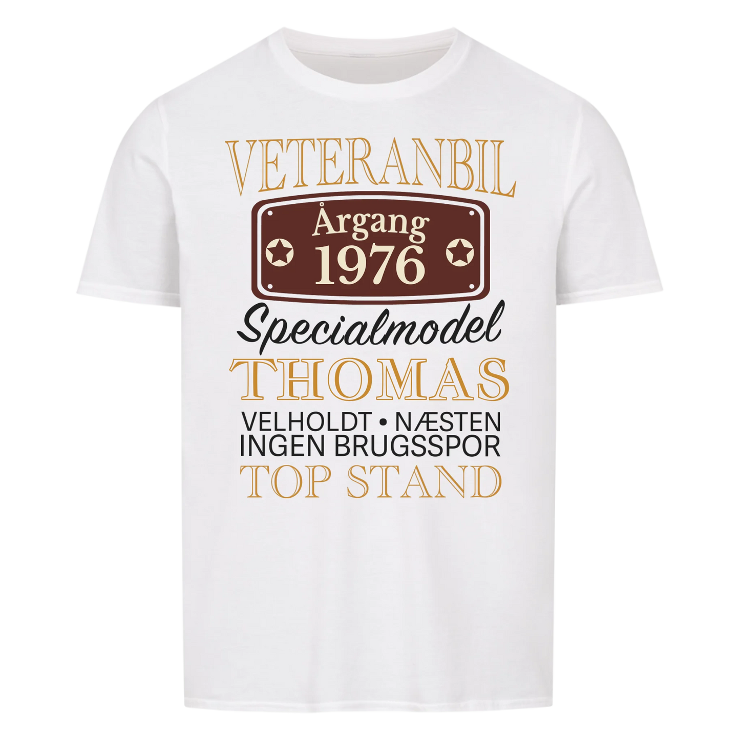Veteranbil Specialmodel- kan tilpasses T-shirt