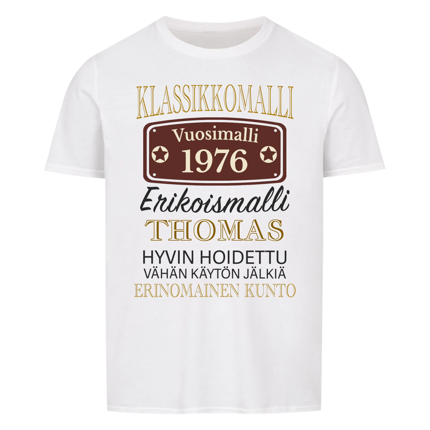 Klassikkoauto-erikoismalli – Personoitava T-paita