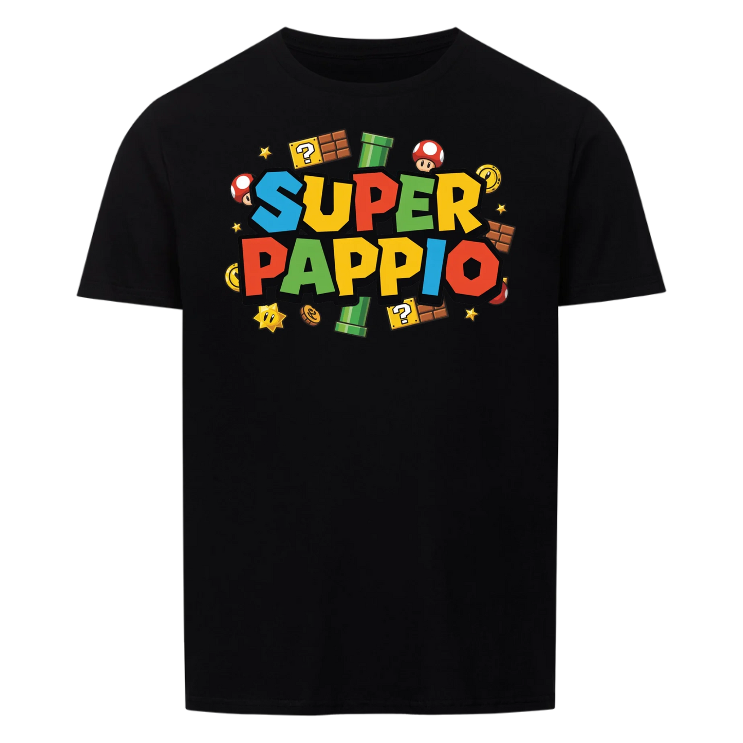 Super Pappio - Personalisierbares Vatertag T-Shirt