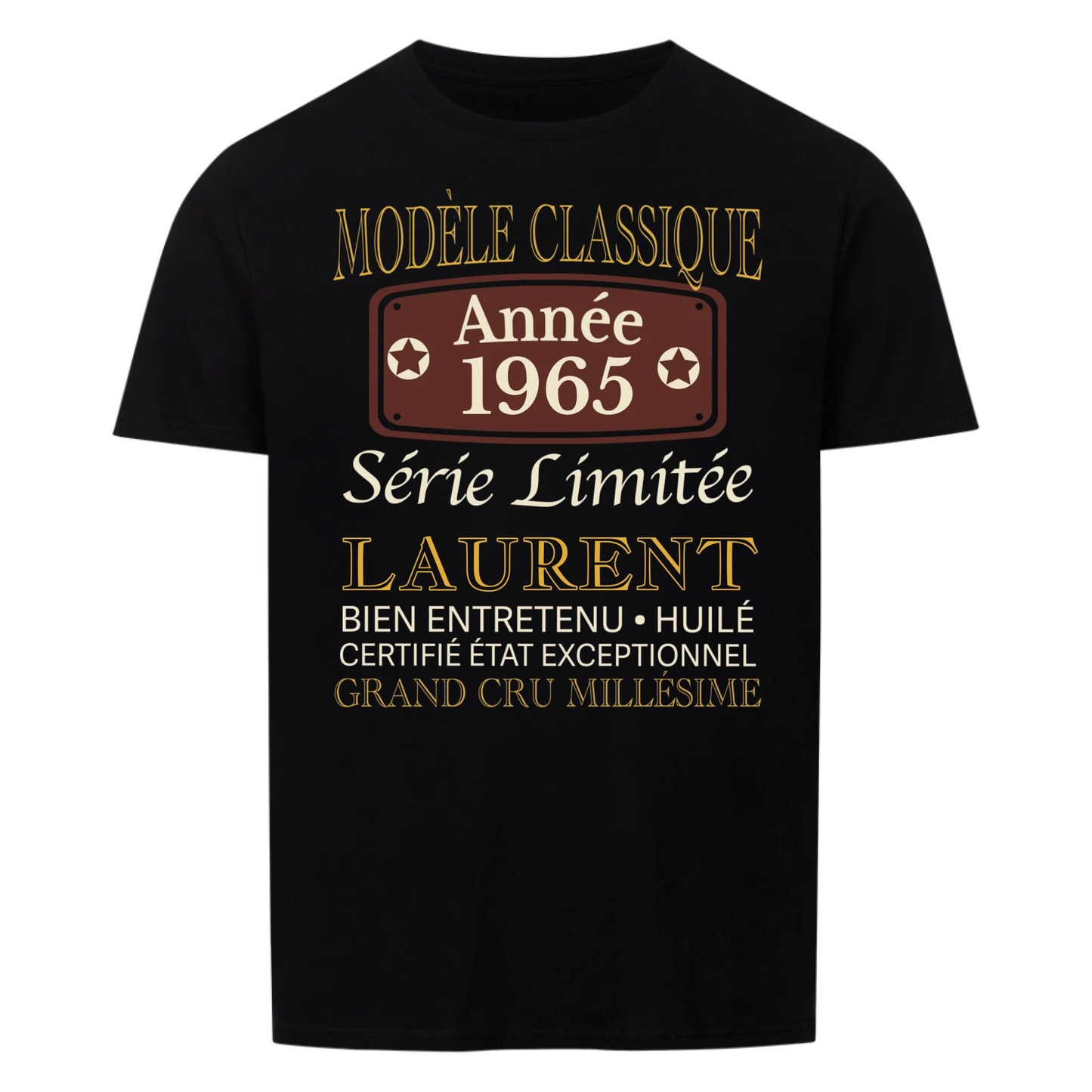Modèle Classique – T-shirt personnalisable