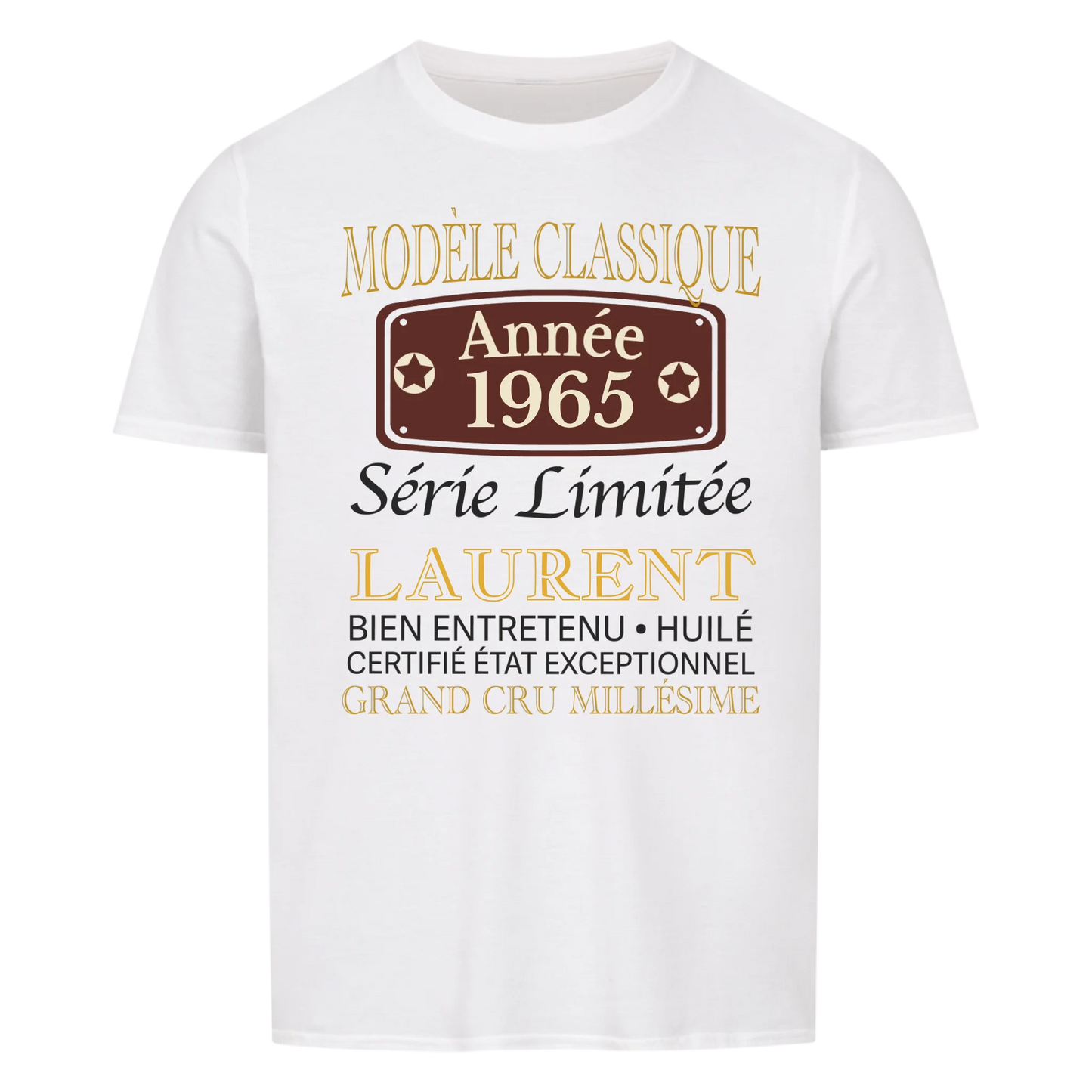 Modèle Classique – T-shirt personnalisable