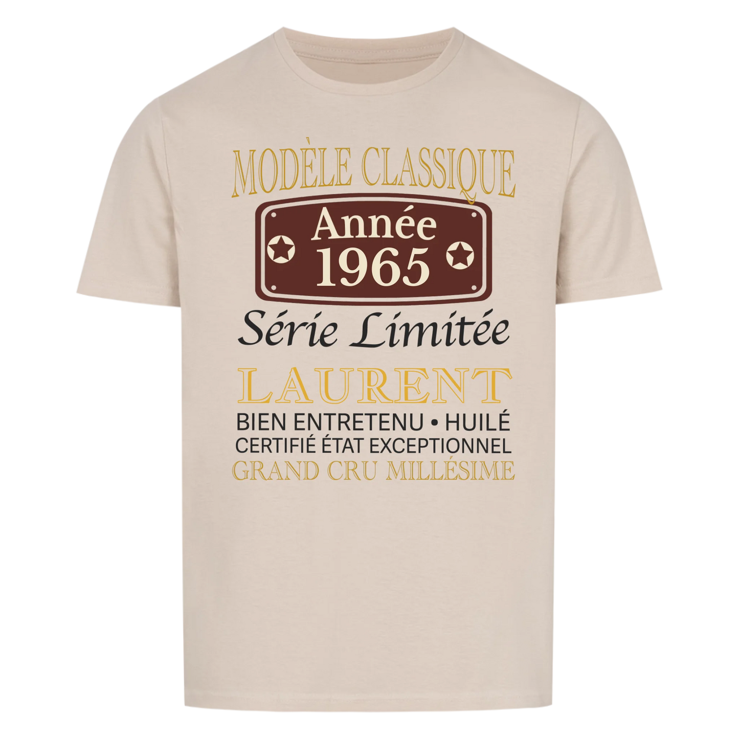 Modèle Classique – T-shirt personnalisable