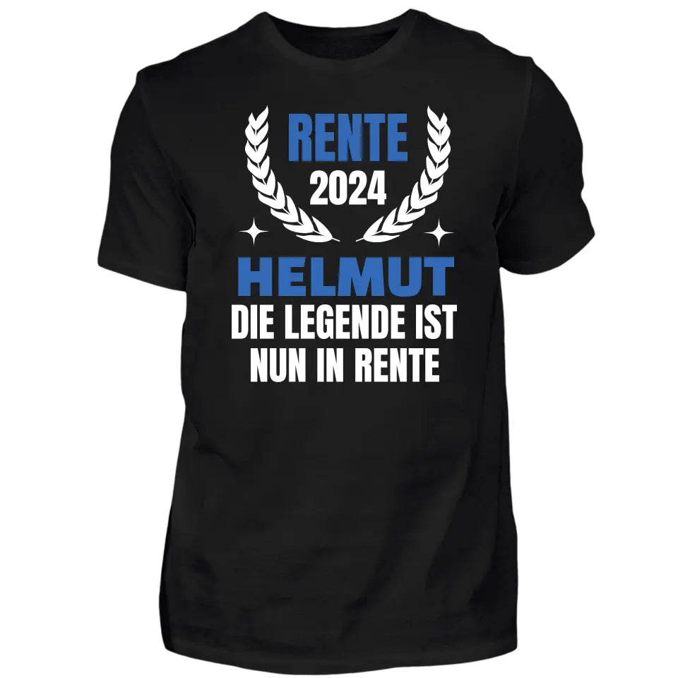 Rente 2024 - Personalisierbares Herren T-Shirt