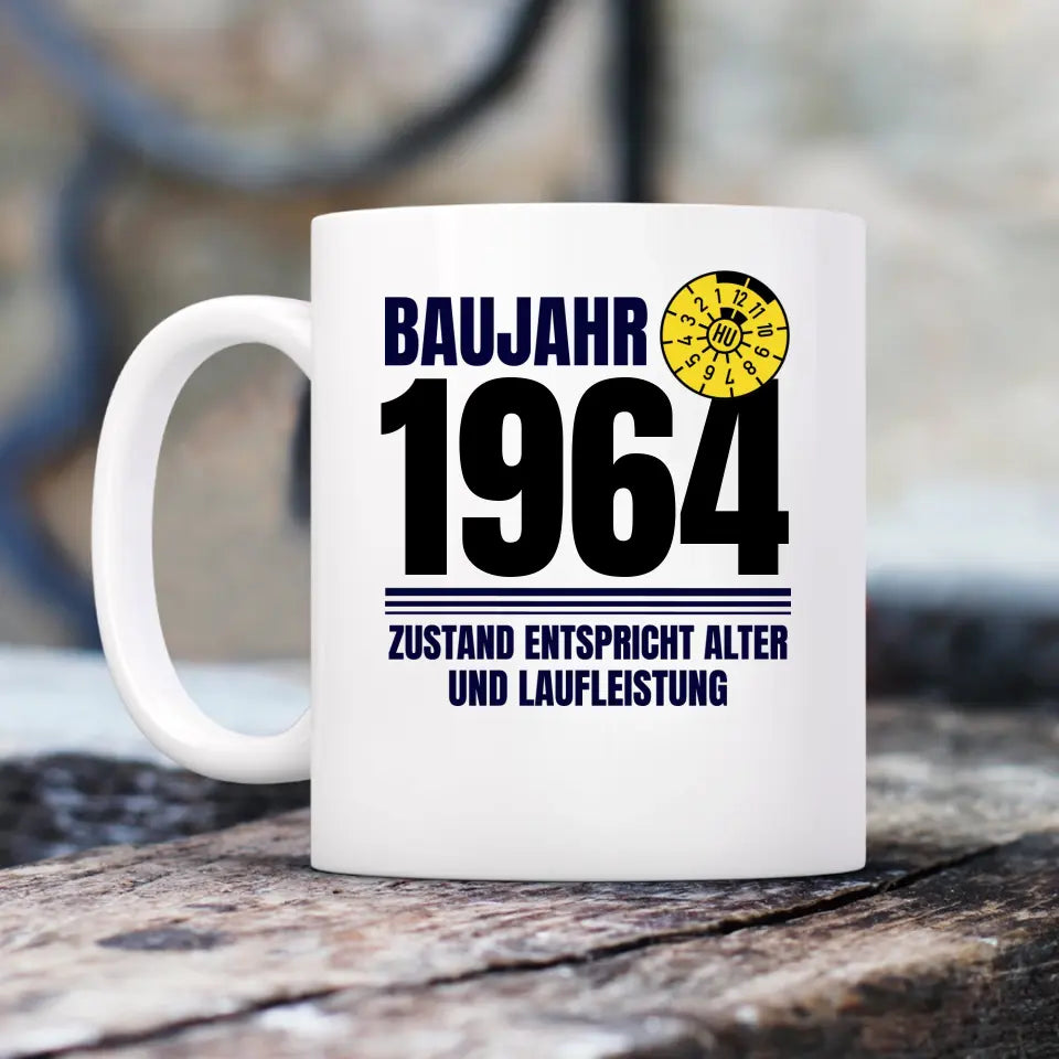 HU bestanden - Geburtstags Geschenk - Personalisierbare Tasse