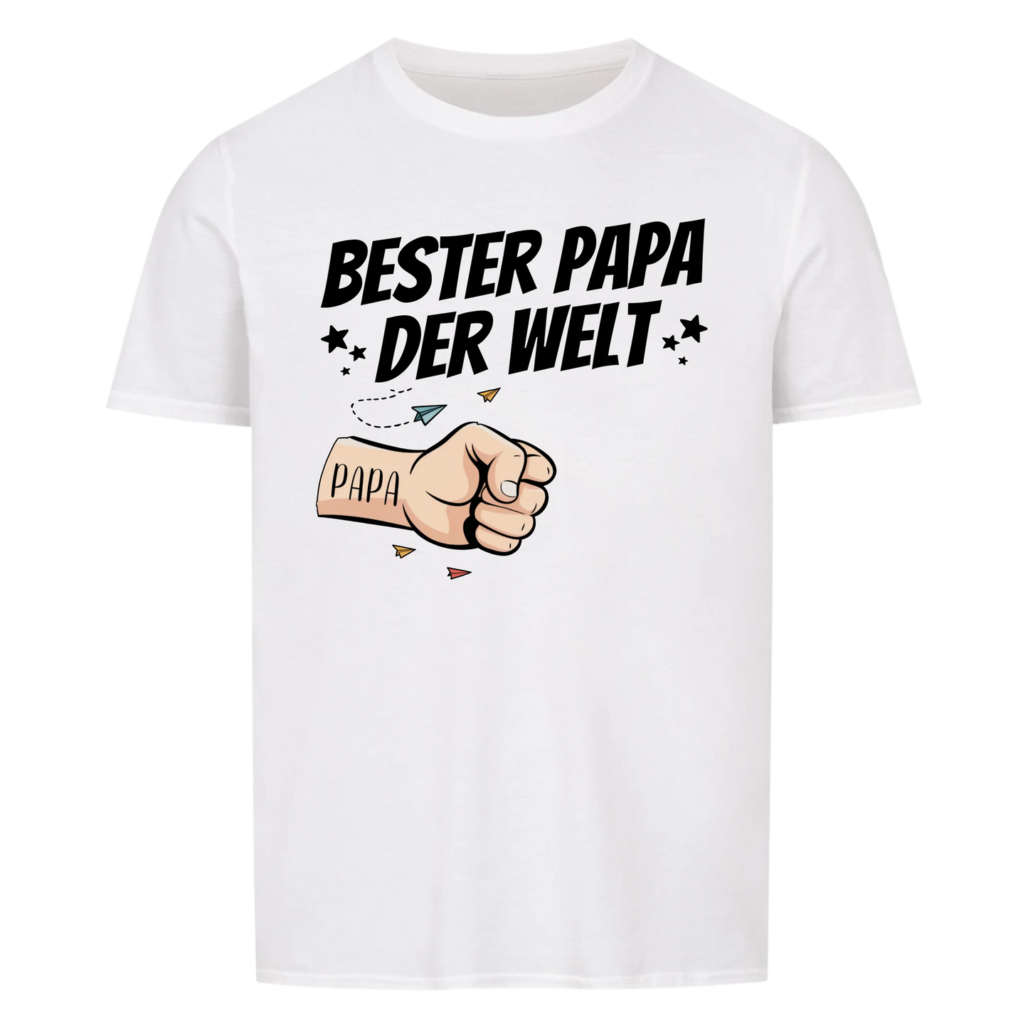 Bester Papa der Welt - Personalisierbares T-Shirt