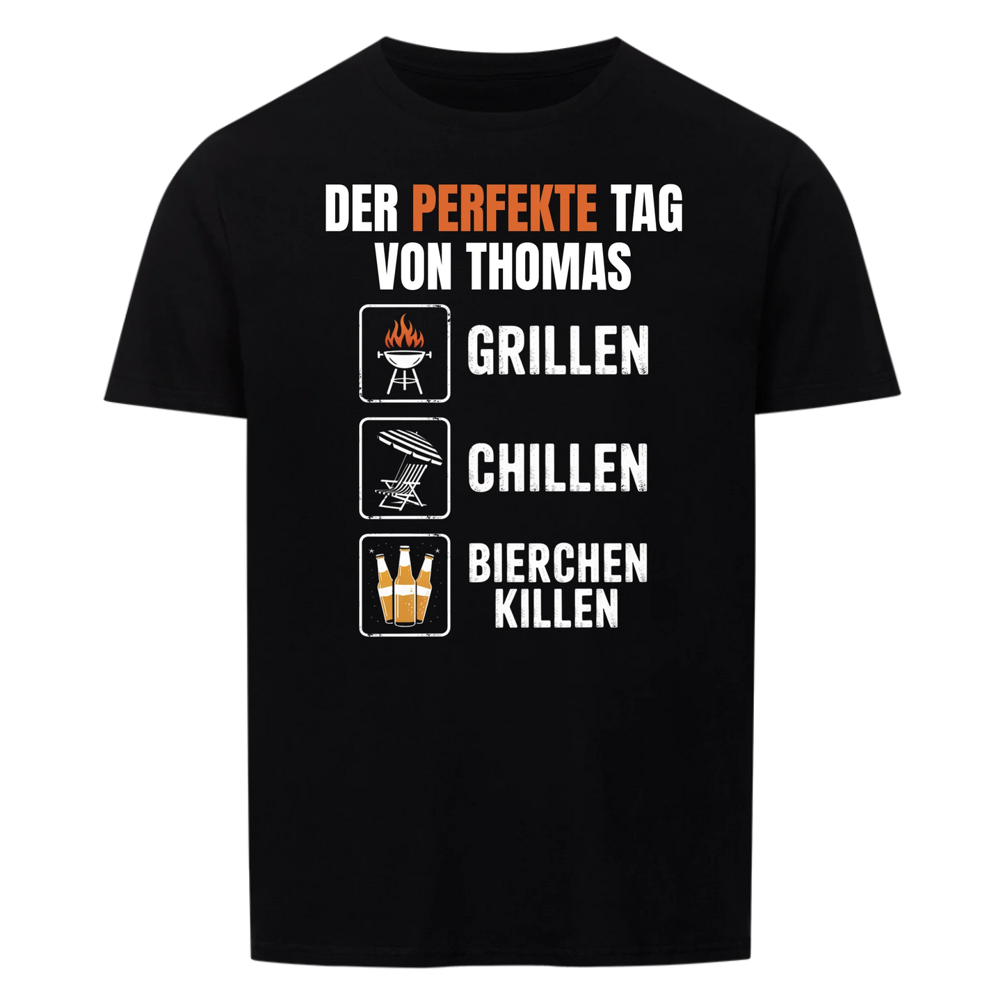 Perfekter Grill-Tag - Personalisierbares T-Shirt