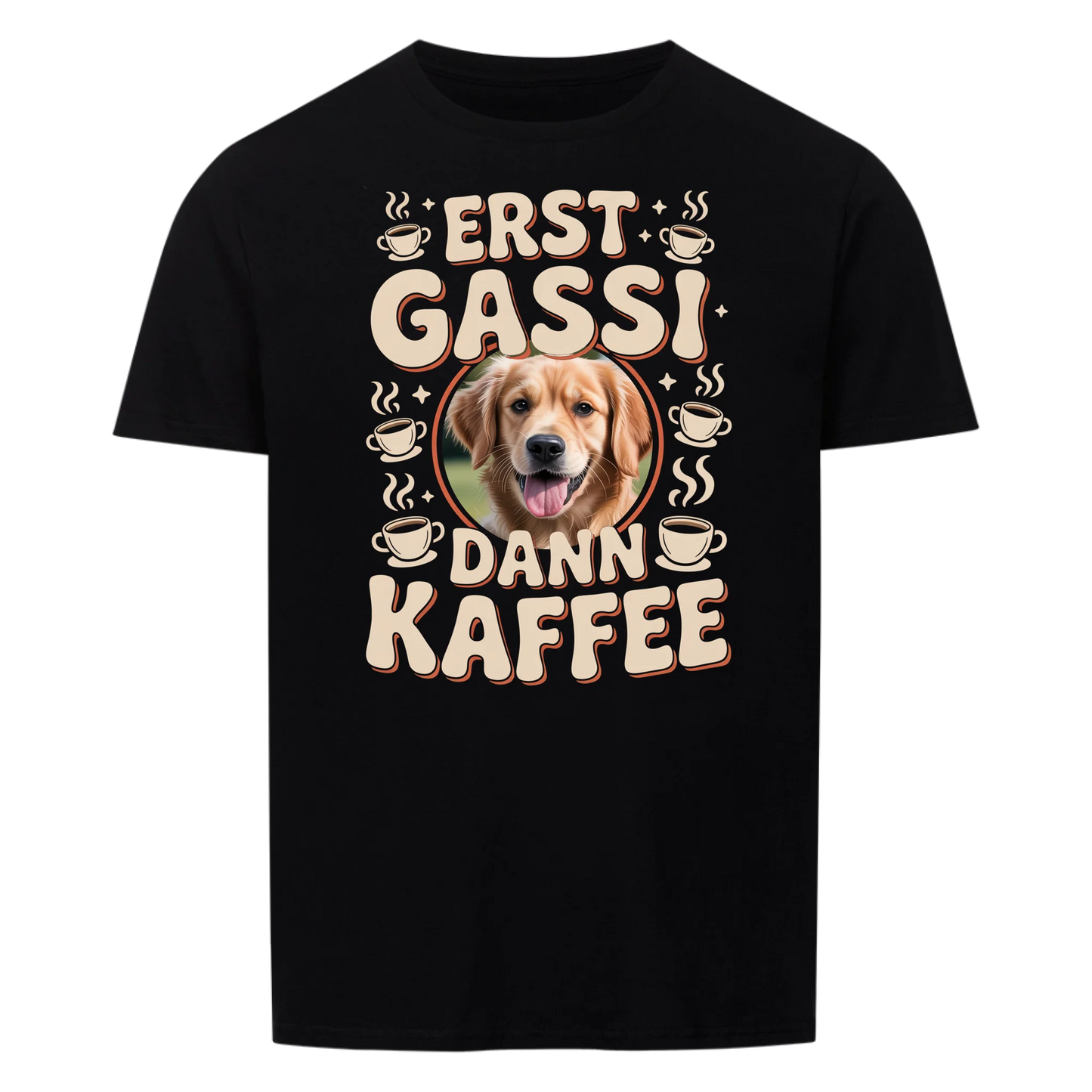 Gassi und Kaffee - Personalisierbares Shirt