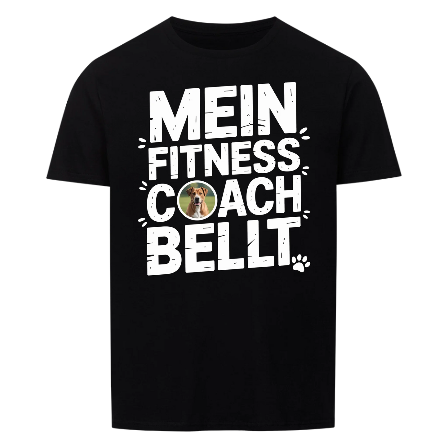 Hund und Fitness-Coach - Personalisierbares Shirt