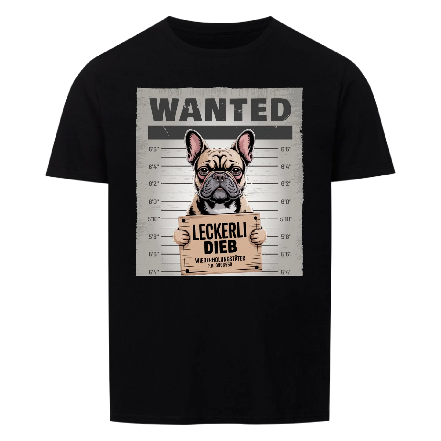 Wanted Leckerli Dieb - Personalisierbares T-Shirt