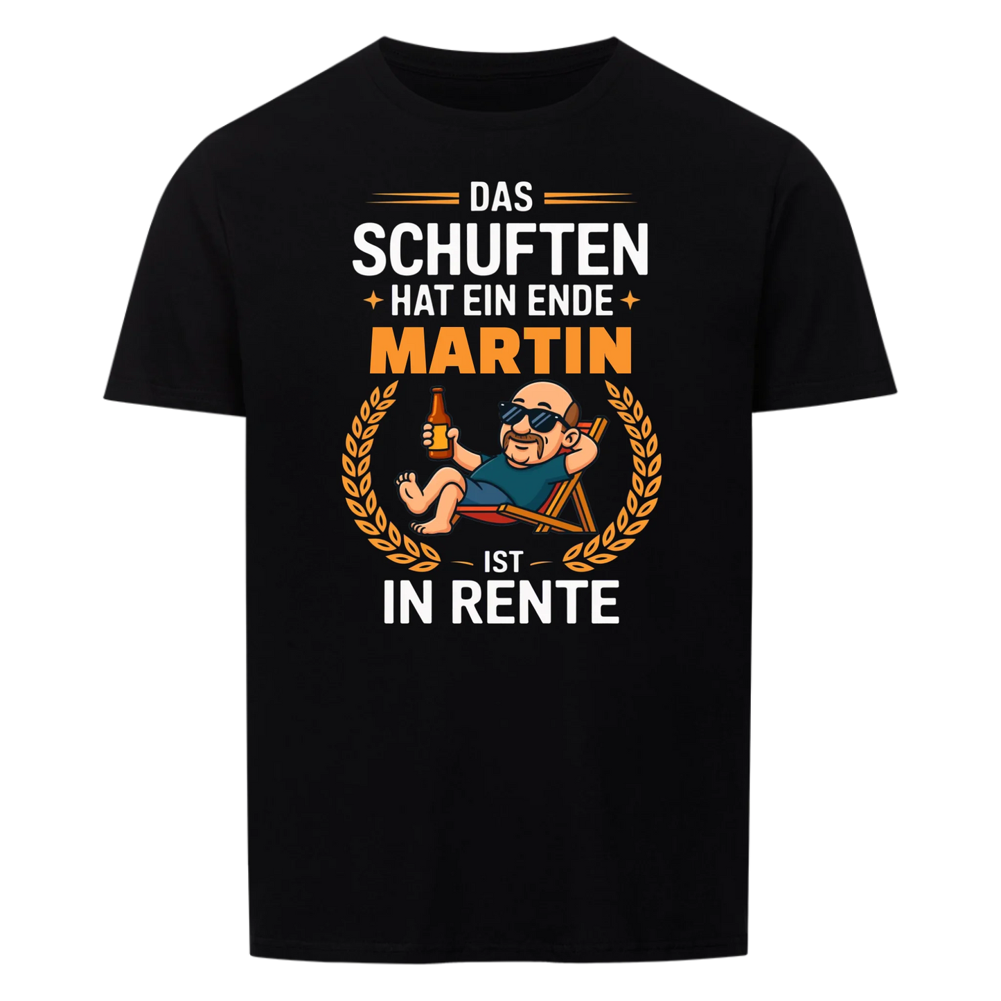 Das Schuften hat ein Ende - eigenes Comic-Bild - Personalisierbares T-Shirt