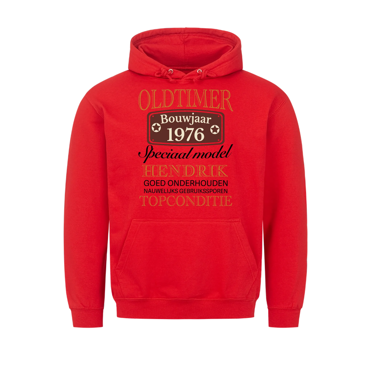 Oldtimer Speciaal model - Personaliseerbaar Hoodie