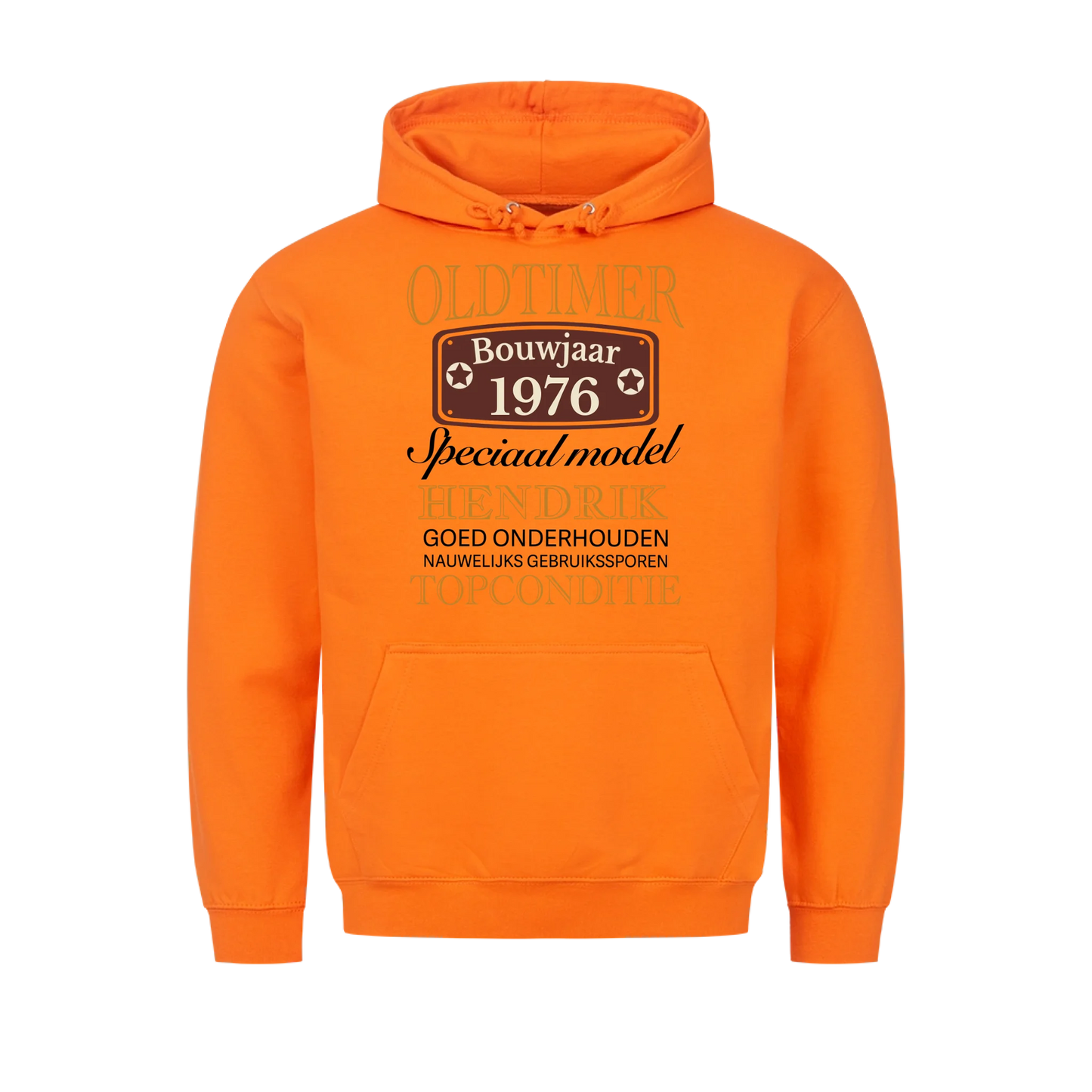 Oldtimer Speciaal model - Personaliseerbaar Hoodie