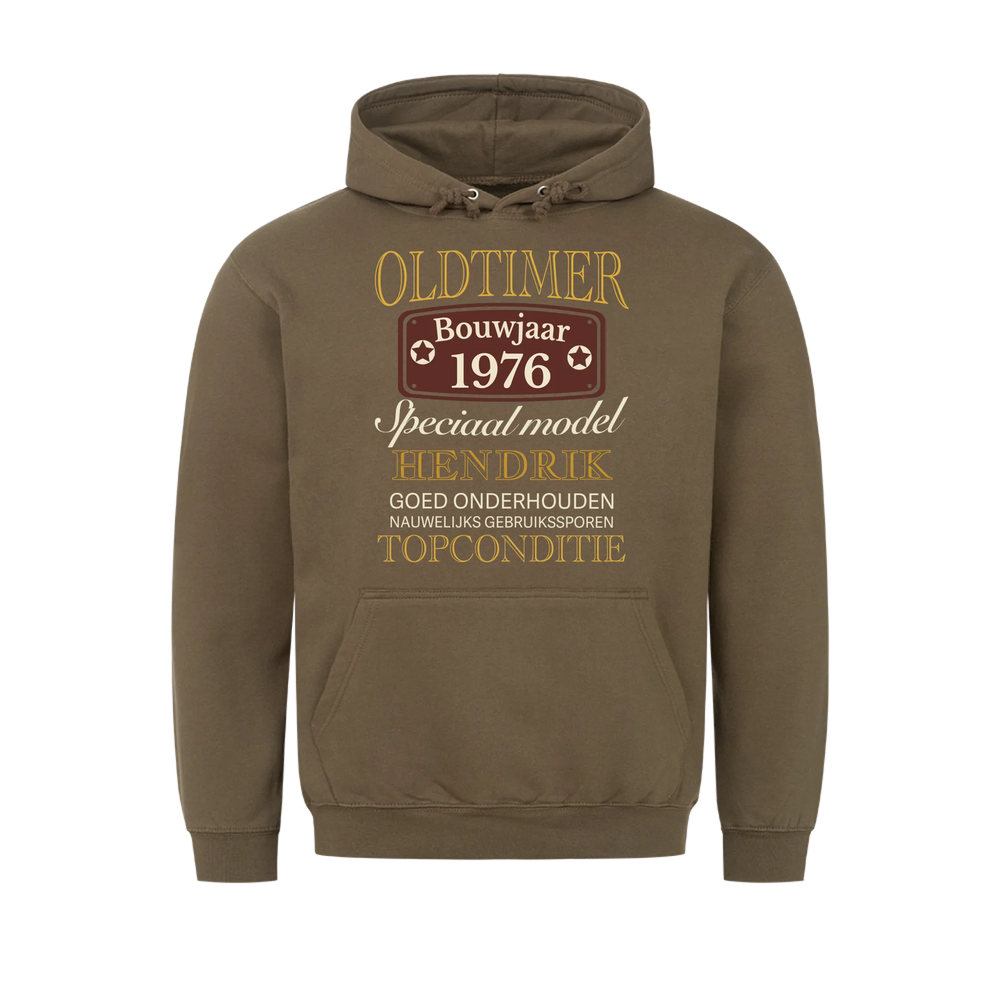 Oldtimer Speciaal model - Personaliseerbaar Hoodie