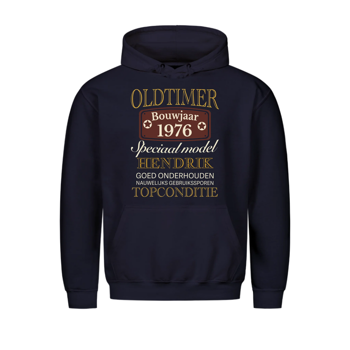Oldtimer Speciaal model - Personaliseerbaar Hoodie