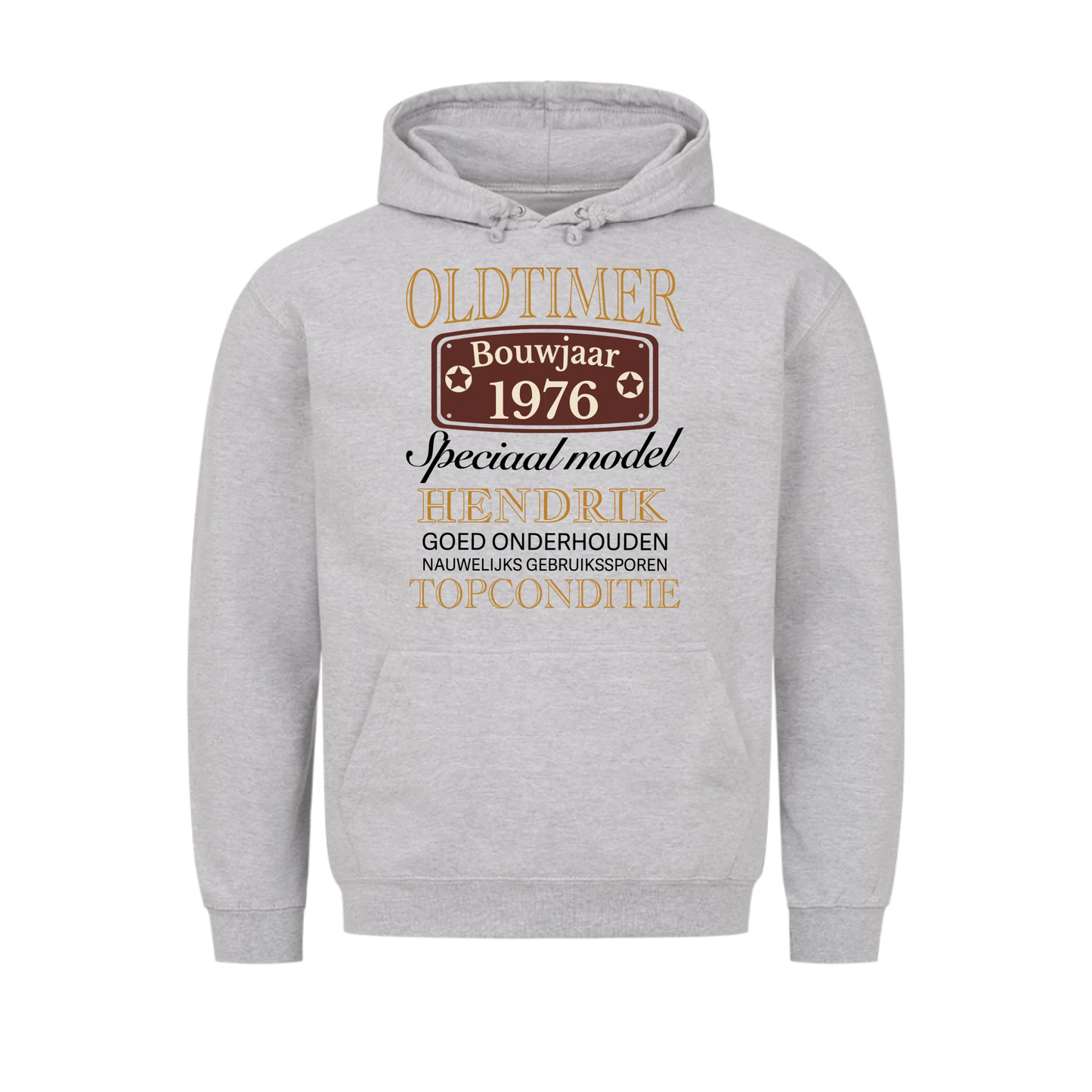 Oldtimer Speciaal model - Personaliseerbaar Hoodie