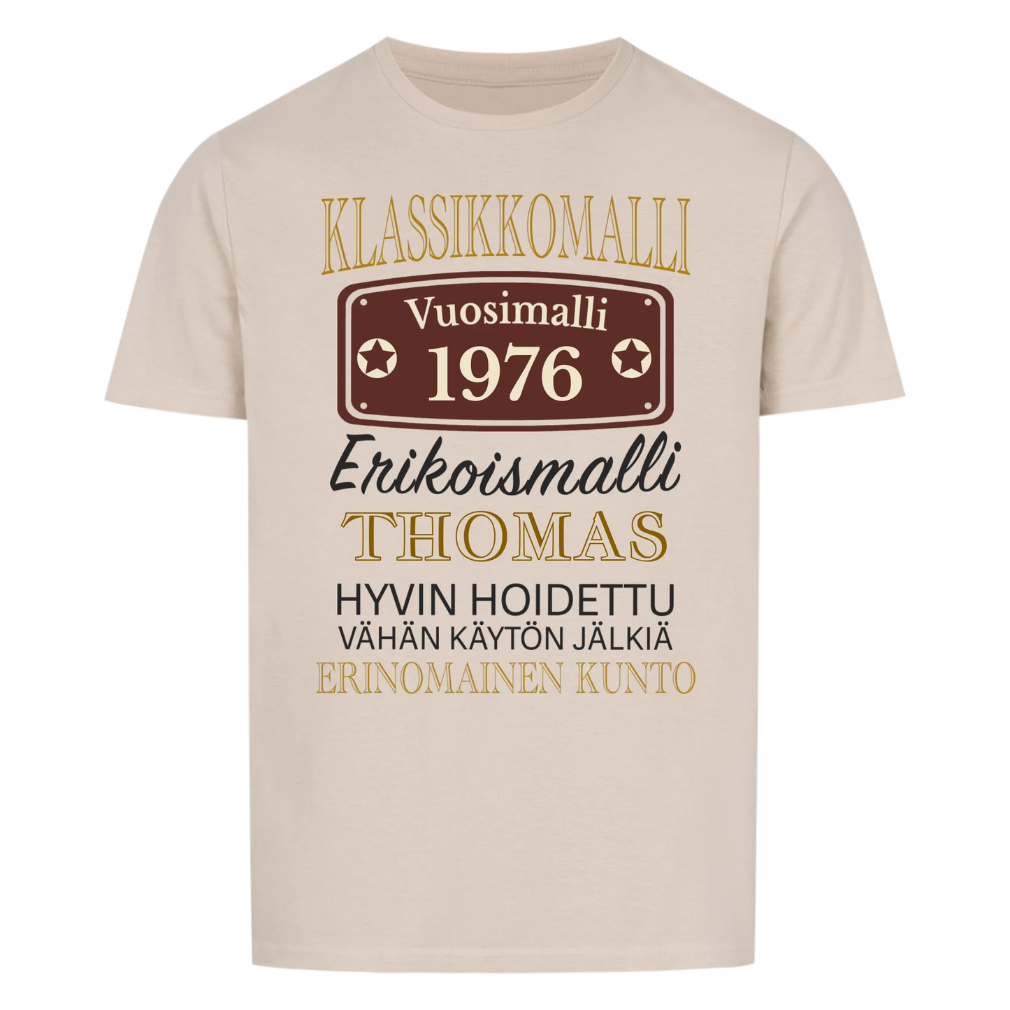 Klassikkoauto-erikoismalli – Personoitava T-paita