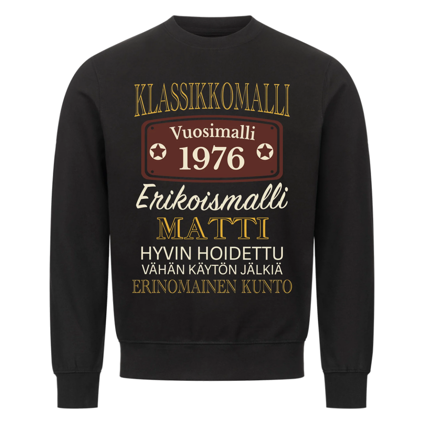 Klassikkoauto-erikoismalli – Personoitava T-paita