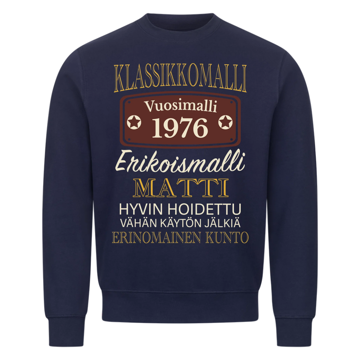 Klassikkoauto-erikoismalli – Personoitava T-paita