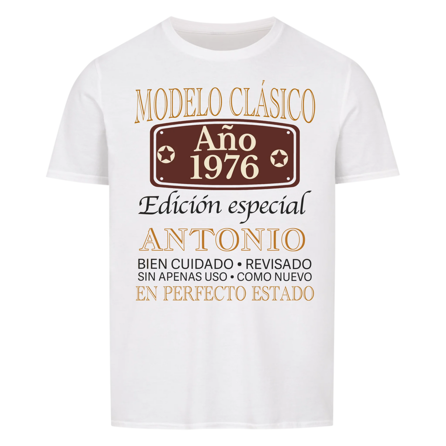 Modelo Clásico - Edición especial - T-Shirt personalizada