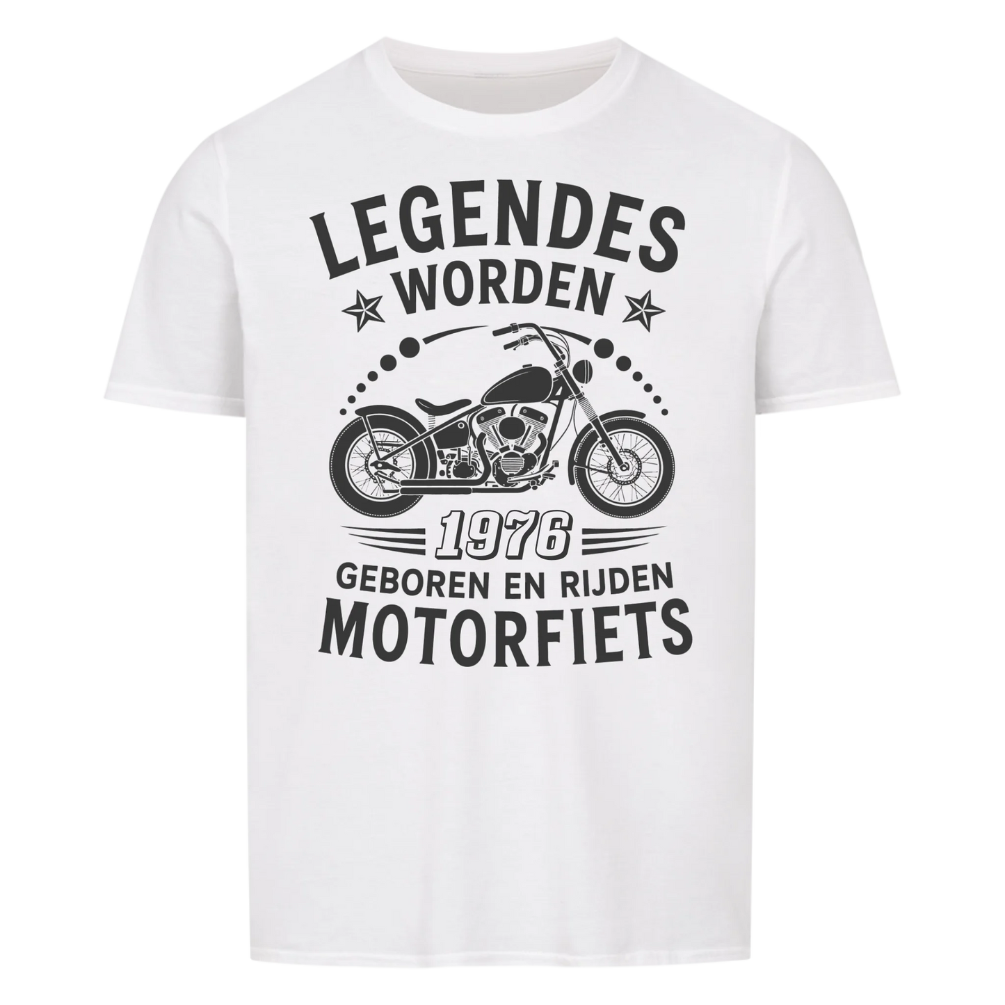 Legendarische motorrijder - Gepersonaliseerd T-shirt