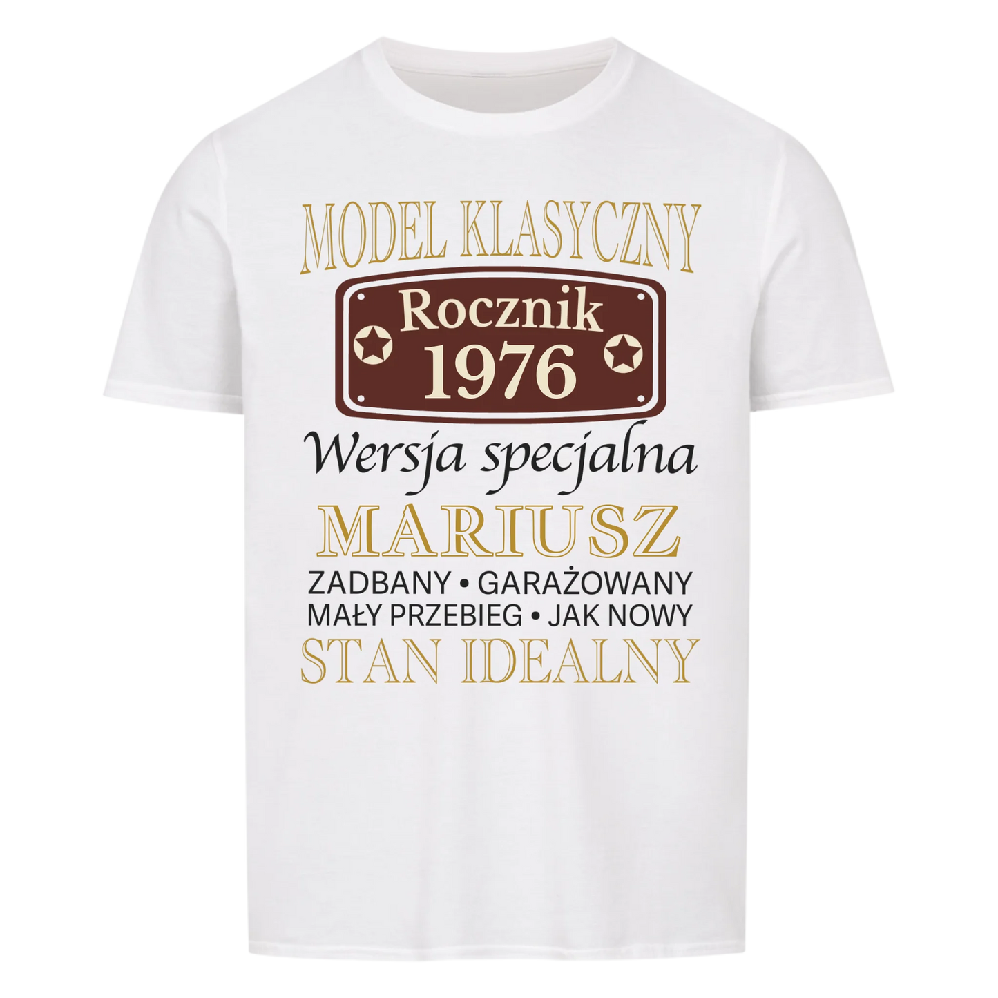 Model Klasyczny - Wersja specjalna - T-shirt personalized copy