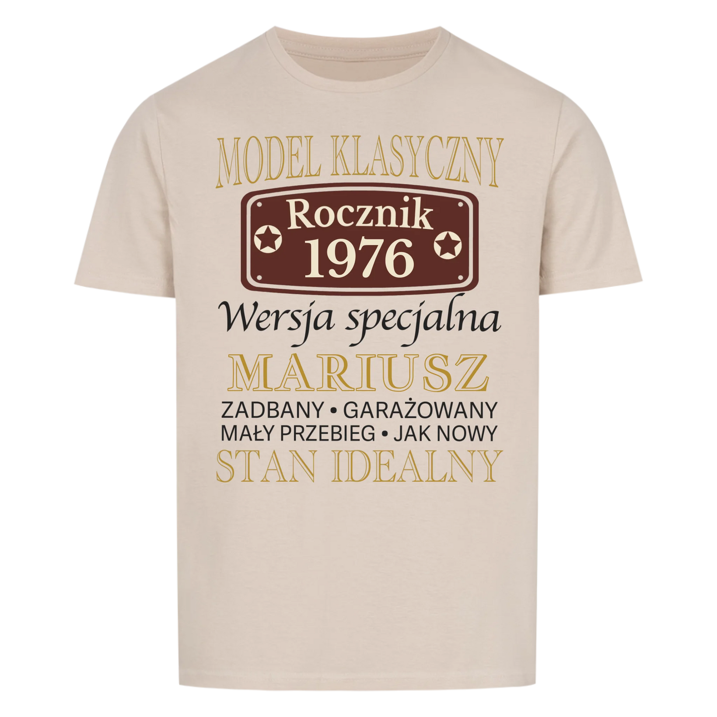 Model Klasyczny - Wersja specjalna - T-shirt personalized copy