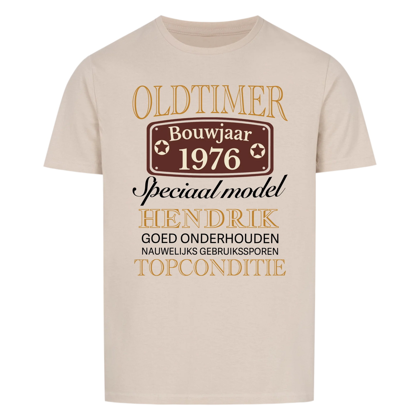 Oldtimer Speciaal model - Personaliseerbaar T-shirt