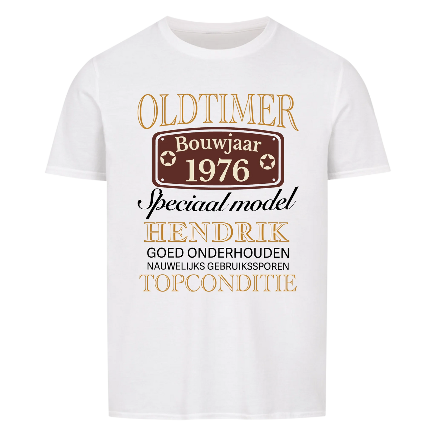 Oldtimer Speciaal model - Personaliseerbaar T-shirt