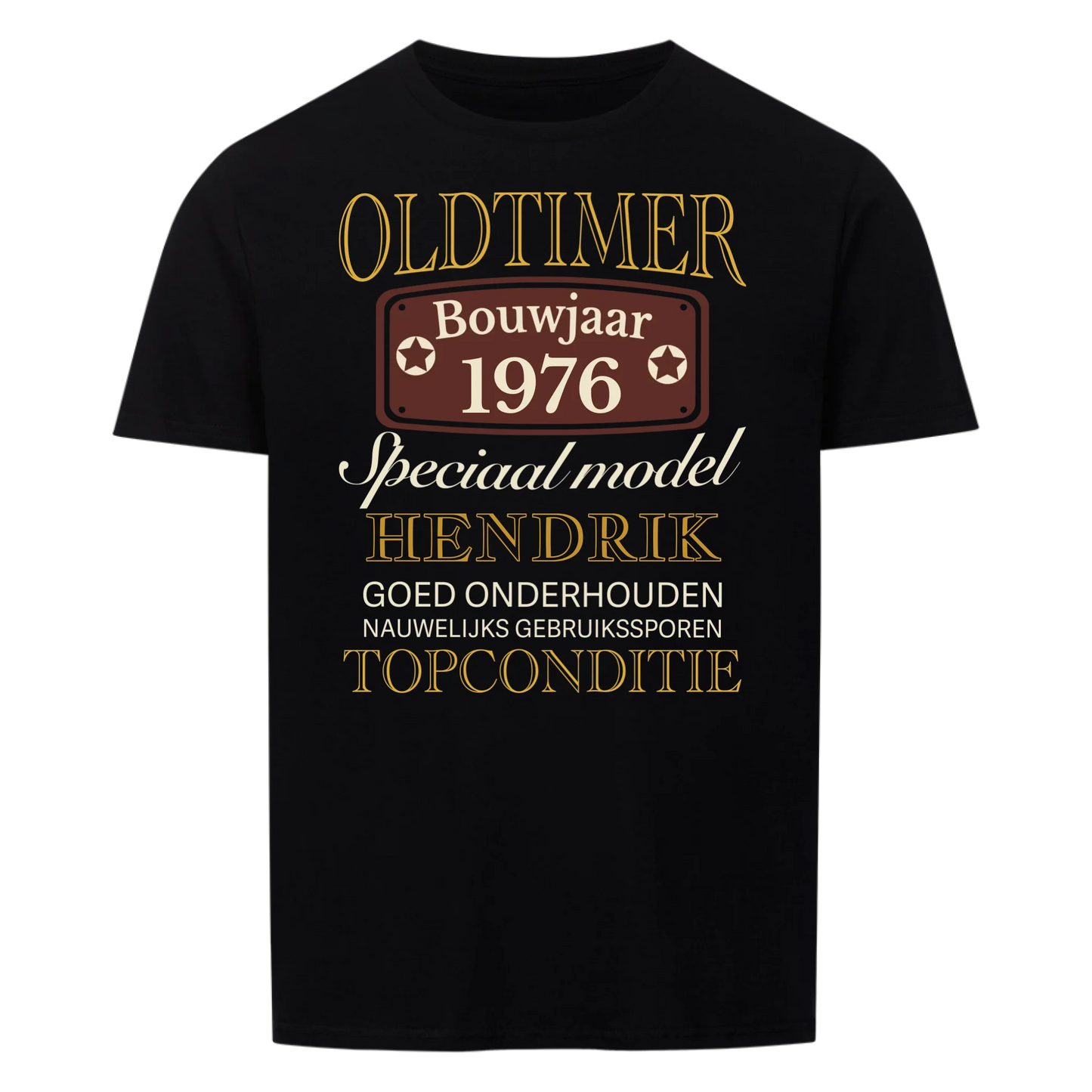 Oldtimer Speciaal model - Personaliseerbaar T-shirt