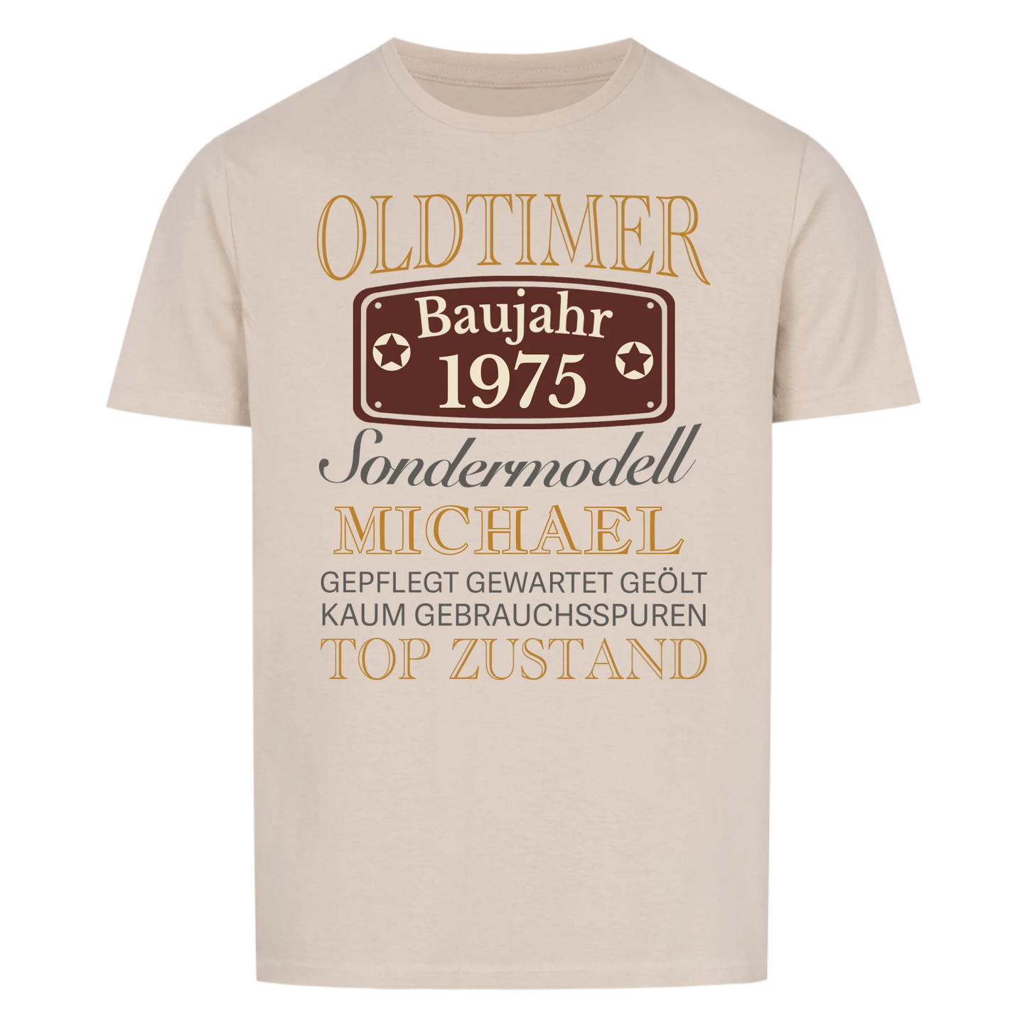 Oldtimer Sondermodell - Personalisierbares Herren T-Shirt