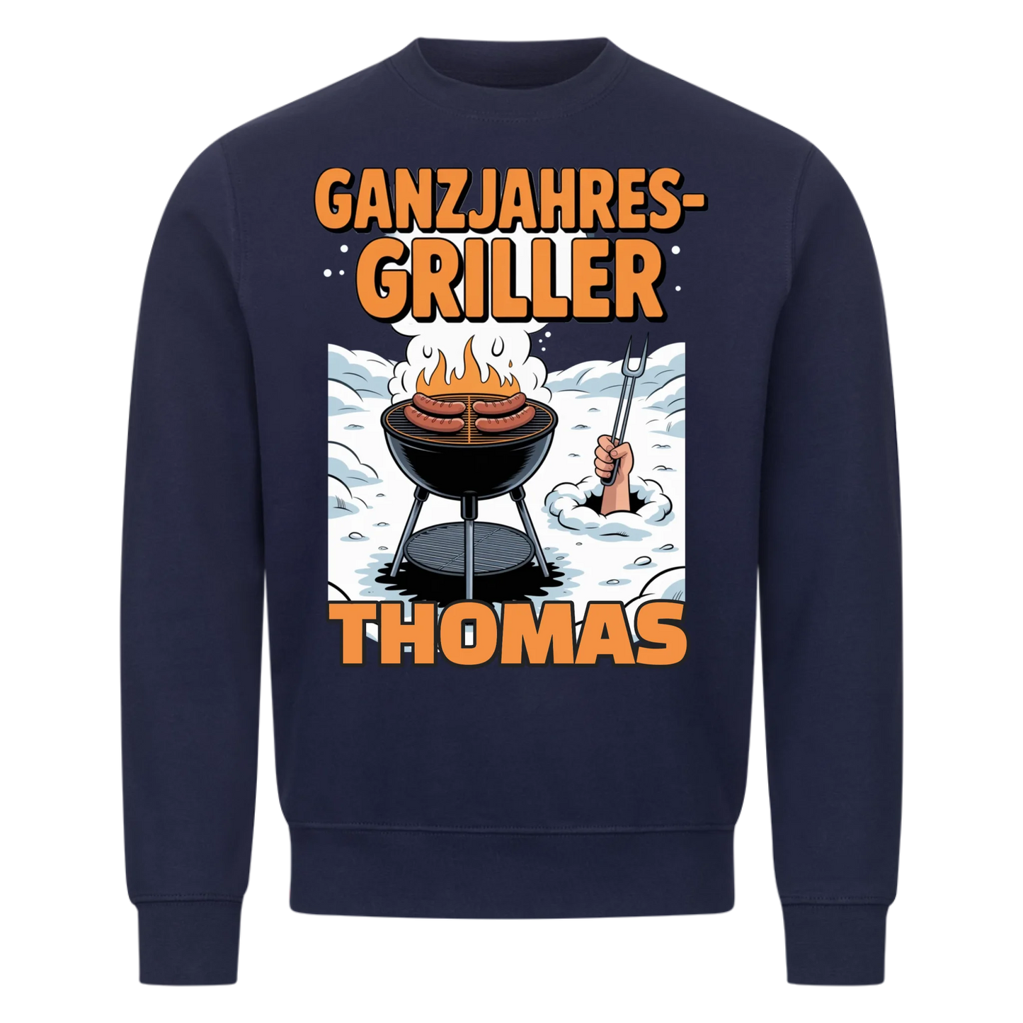 Ganzjahres-Griller - Personalisiertes T-Shirt