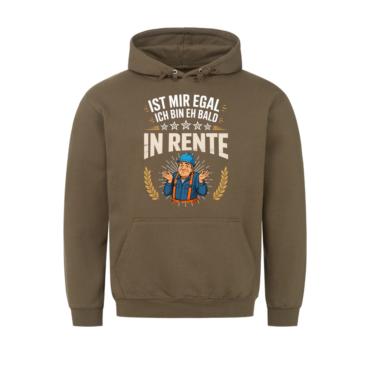 Mir egal bin bald in Rente - Personalisierbares T-Shirt