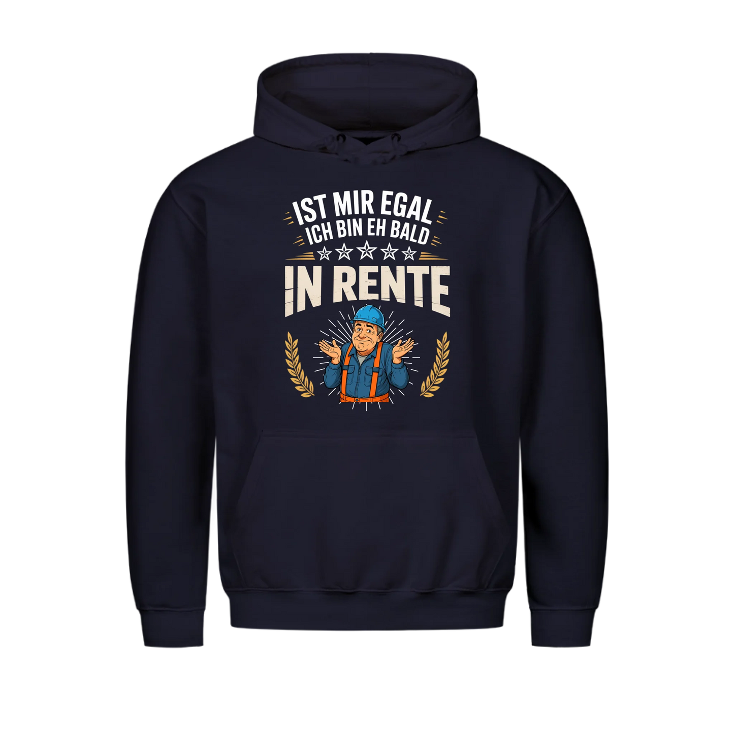 Mir egal bin bald in Rente - Personalisierbares T-Shirt